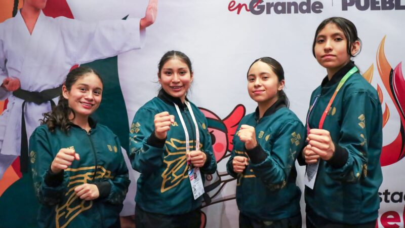 Puebla sube al podio nacional en la disciplina de Karate Do