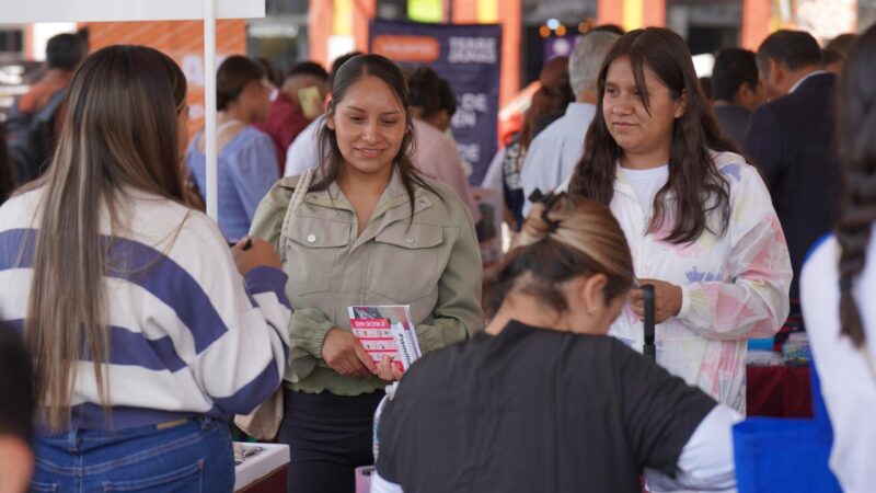 Feria del Empleo en San Pedro Cholula reunió a empresas e instituciones con miles de vacantes disponibles
