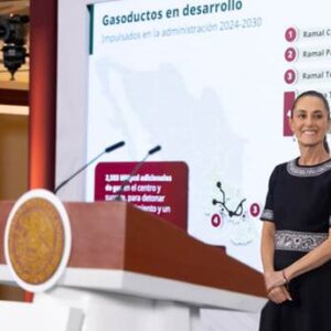 “Nuestro objetivo es la soberanía energética”: Presidenta presenta el Plan de Gasoductos con una inversión de más de 140 mil mdp hacia 2030