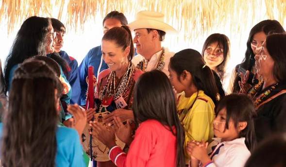 En inauguración del Acueducto Seri, Presidenta anuncia programa de Turismo Comunitario para dar justicia al pueblo Seri-Comca’ac