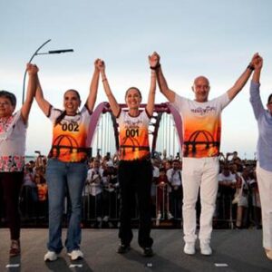 La honestidad, el amor al pueblo y a la Patria dan resultados: Presidenta inaugura Puente Vehicular Nichupté en Cancún, Quintana Roo