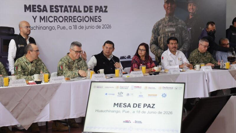 Refuerzan estrategia de seguridad en la Sierra Norte de Puebla
