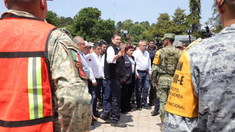 Puebla, municipios y federación mantienen estrategia preventiva de desastres en la Sierra Norte