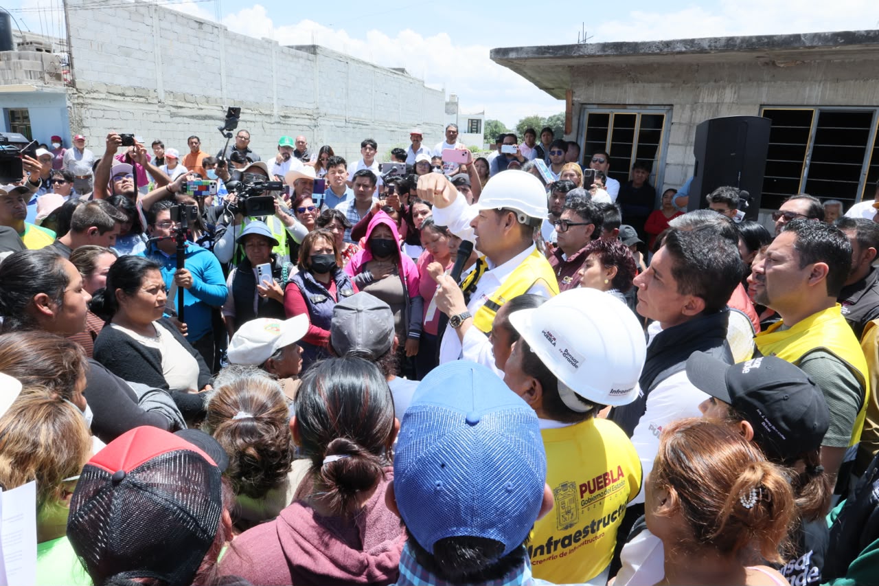 Por tierra y por aire, Gobernador Armenta Mier recorre zona afectada en Ciudad Serdán