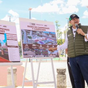 Paseo de campeonas y campeones honra el legado deportivo y transforma espacios públicos