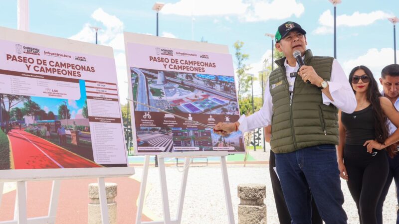Paseo de campeonas y campeones honra el legado deportivo y transforma espacios públicos