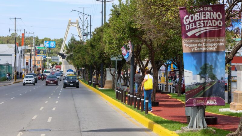 Con maquinaria propia y respaldo federal, gobierno de Puebla transforma vialidades