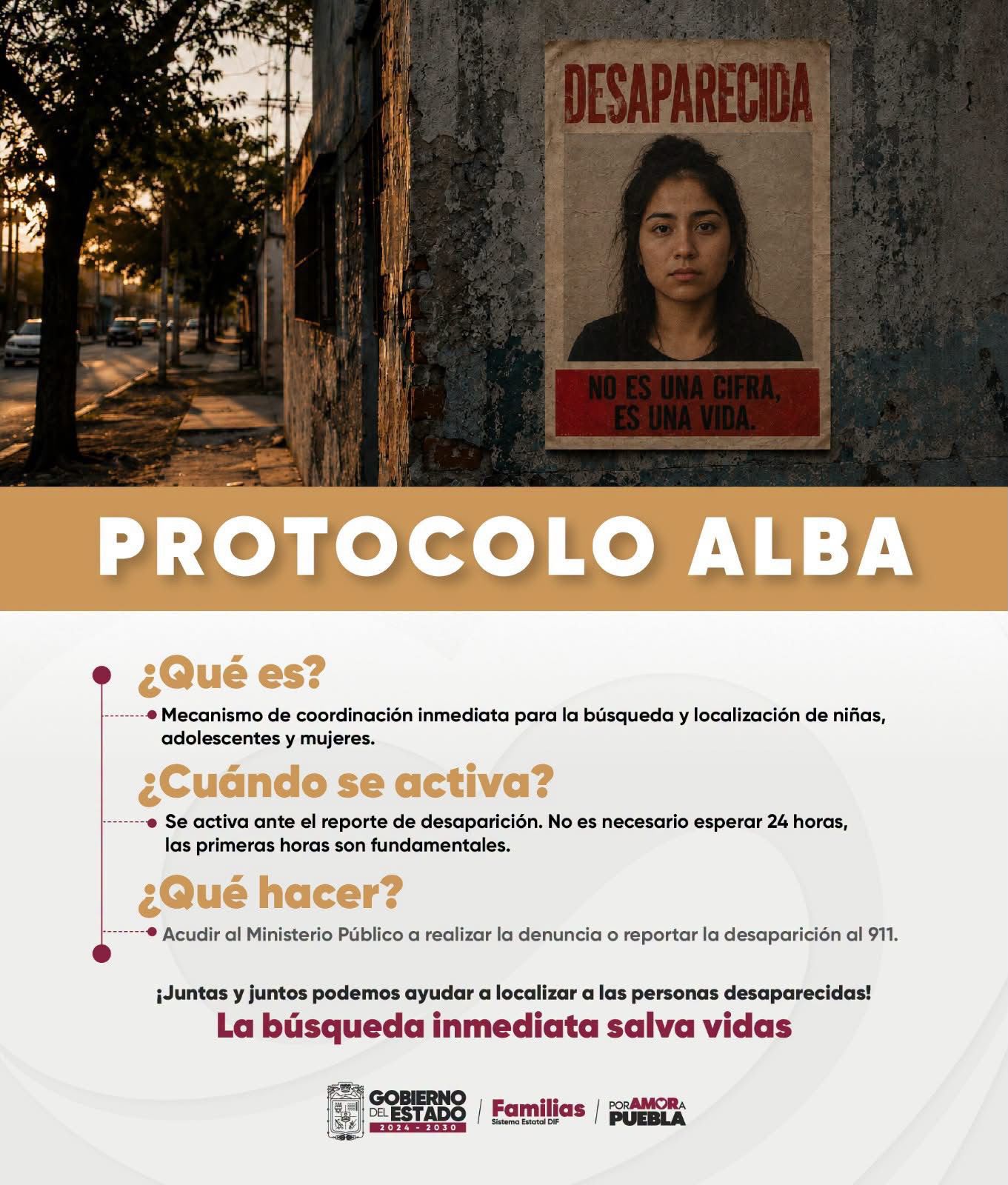 SEDIF Puebla fortalece búsqueda de mujeres a través del Protocolo Alba