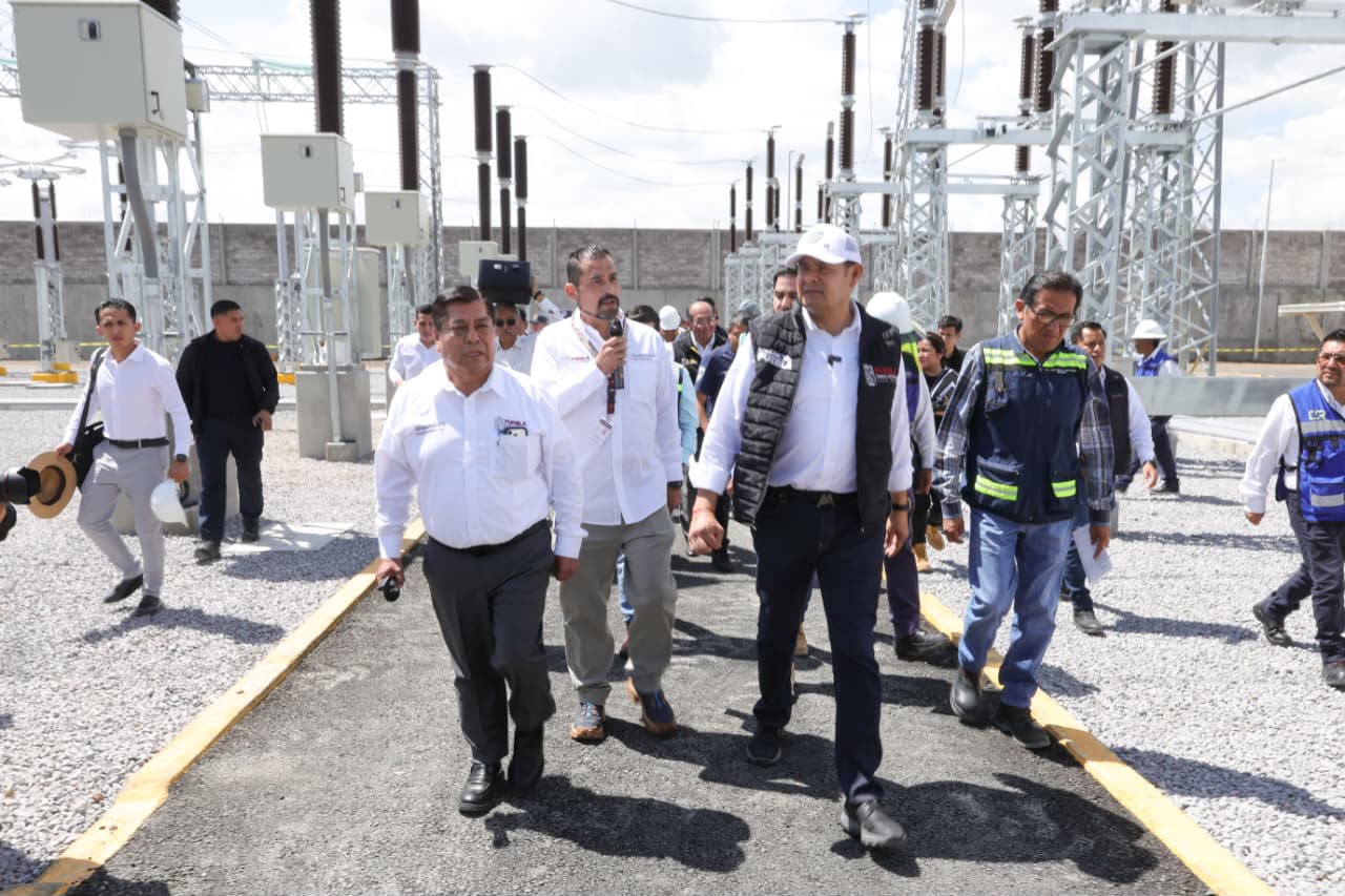 Subestación Eléctrica asegura desarrollo industrial en San José Chiapa: Armenta Mier