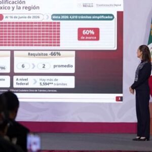 Programa de simplificación de trámites tiene 60% de avance; facilita la vida de los mexicanos y evita la corrupción: Presidenta