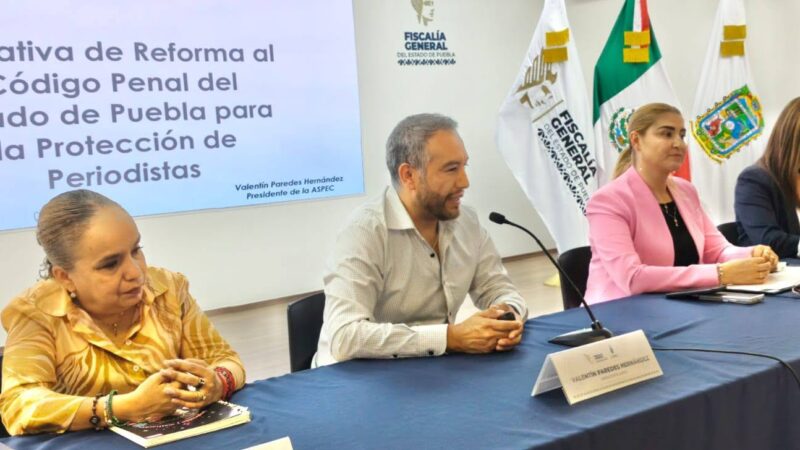 ASPEC presenta iniciativa de Ley para fortalecer la protección de periodistas, ante la Fiscal General del Estado Idamis Pastor Betancour