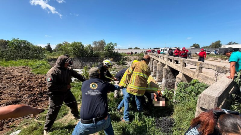 Protección Civil localiza cuerpo en el Canal de Valsequillo
