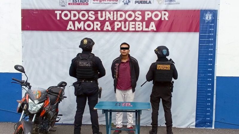 Detiene SSP a presunto generador de violencia que operaba en el mercado Morelos