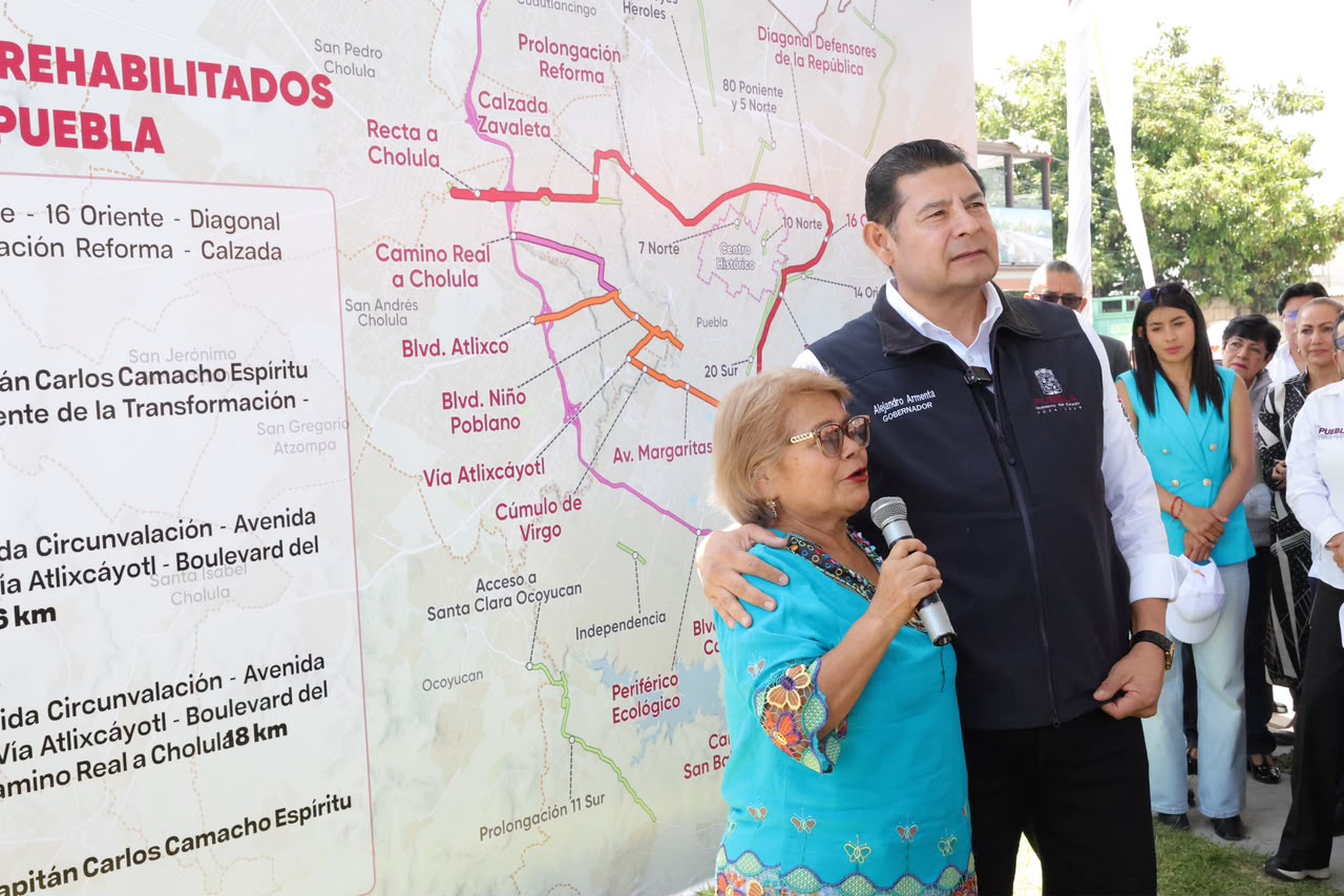 Con 5 mil calles rehabilitadas, gobierno de Puebla consolida un nuevo modelo de obra pública