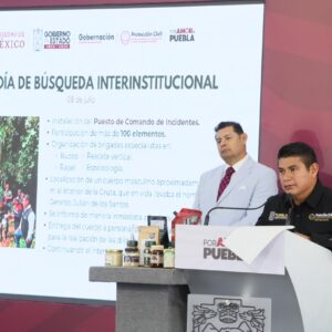 Gobierno de Puebla garantiza acompañamiento y trabajo institucional ante emergencia en Cuetzalan