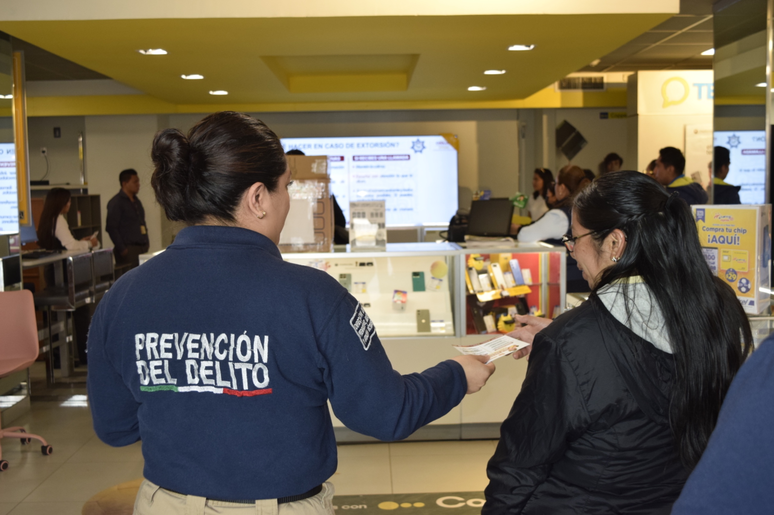 Refuerza San Pedro Cholula acciones de prevención contra la extorsión en el sector comercial