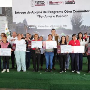 Con 508 proyectos de obra comunitaria, gobierno de Puebla impulsa bienestar