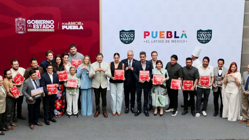 Reconoce Puebla a restaurantes distinguidos por la Guía Michelin