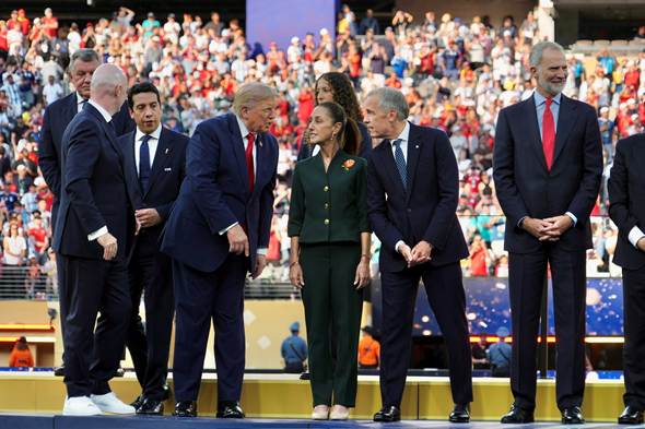 Participa Presidenta de México Claudia Sheinbaum en la ceremonia de clausura de la Copa FIFA 2026