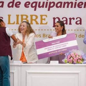 Secretaría de las Mujeres apoya equipamiento de 32 Centros LIBRE para las mujeres