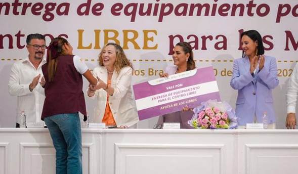 Secretaría de las Mujeres apoya equipamiento de 32 Centros LIBRE para las mujeres