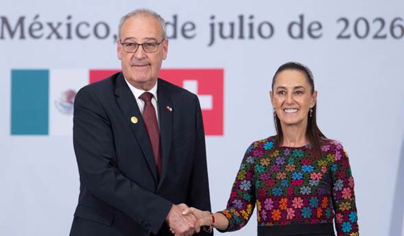 Vamos a seguir ampliando y diversificando nuestras relaciones: Presidenta tras reunión con el Presidente de Suiza, Guy Parmelin