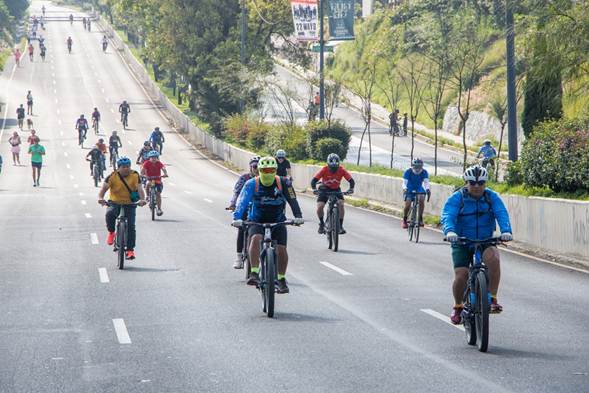 Fortalece gobierno de Puebla movilidad activa con Vía Recreativa Metropolitana