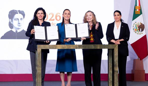 Presidenta firma y envía iniciativa de Ley General para prevenir, investigar, sancionar y reparar el daño por el delito de feminicidio