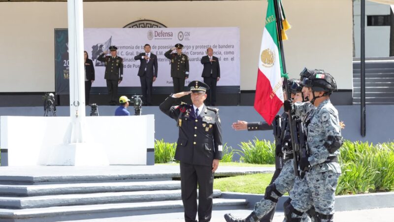 Hay nuevo coordinador estatal de la GN en Puebla