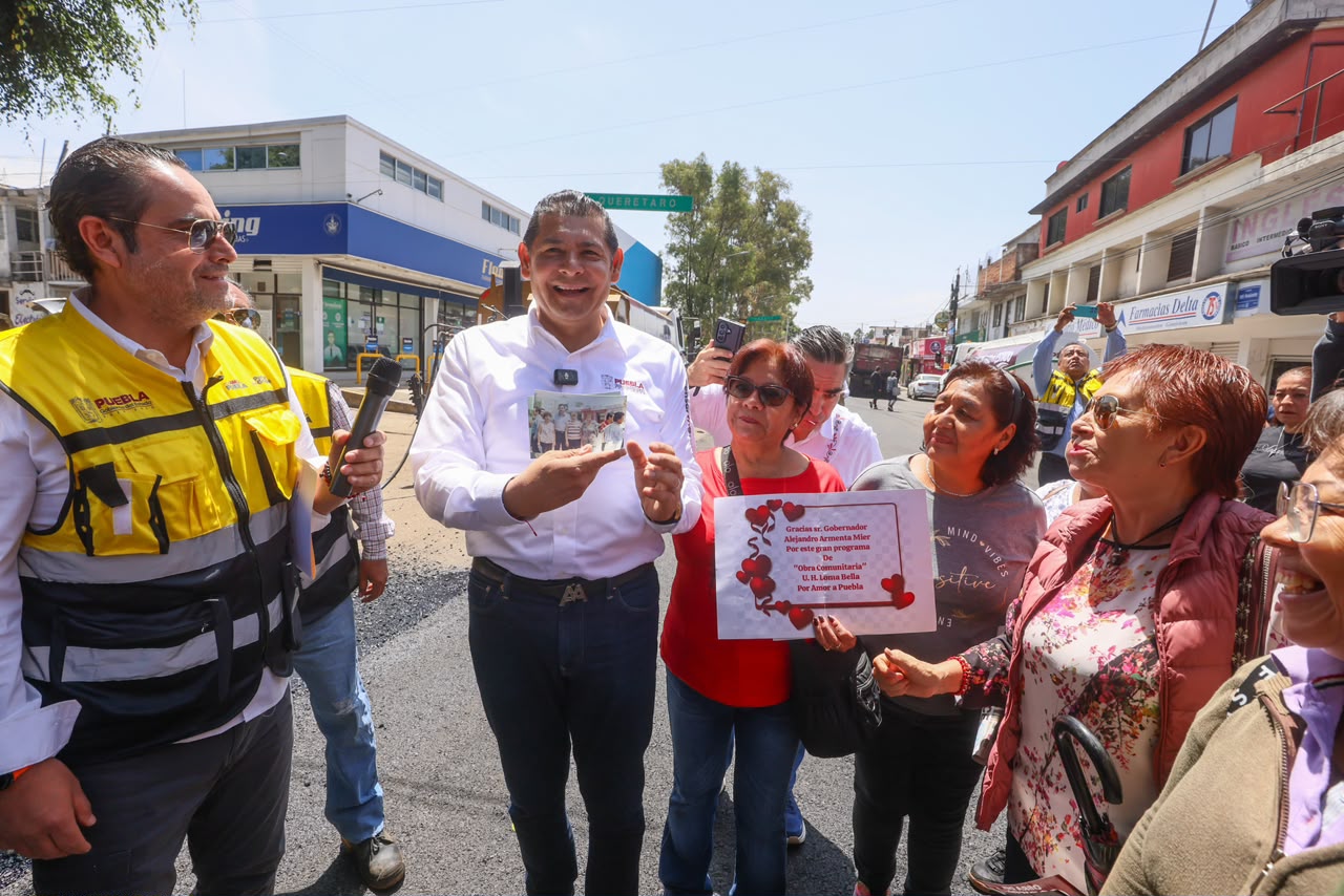 Después de años de abandono, gobierno de Puebla rehabilita 13 mil calles y 73 avenidas