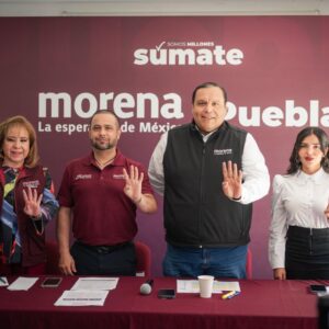 MORENA Puebla destaca 600 días de gobierno humanista de Alejandro Armenta