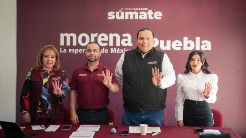 MORENA Puebla destaca 600 días de gobierno humanista de Alejandro Armenta