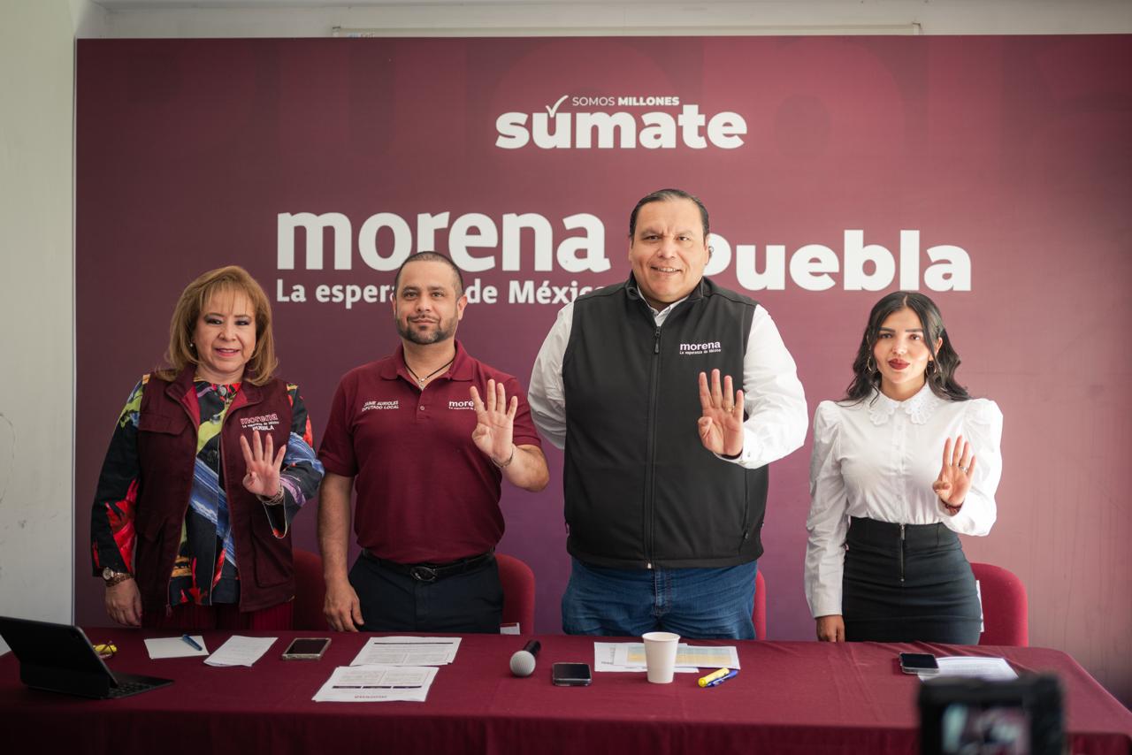 MORENA Puebla destaca 600 días de gobierno humanista de Alejandro Armenta
