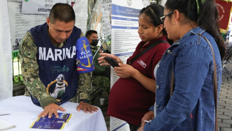 Ferias de Paz acercan servicios de salud gratuita, prevención y servicios a familias de Huauchinango