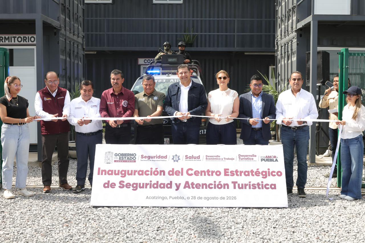 Fortalece Puebla seguridad regional con infraestructura inteligente y cercanía