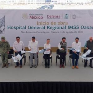 Presidenta encabeza inicio de obra de Hospital General Regional IMSS Oaxaca y anuncia uno nuevo del IMSS Bienestar