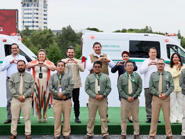 Nuevas ambulancias 🚑 optimizan la atención médica del IMSS en Puebla