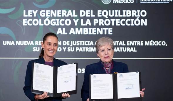 Presidenta Claudia Sheinbaum envía a la Cámara de Diputados iniciativa de Ley General de Protección Ecológica y Justicia Ambiental