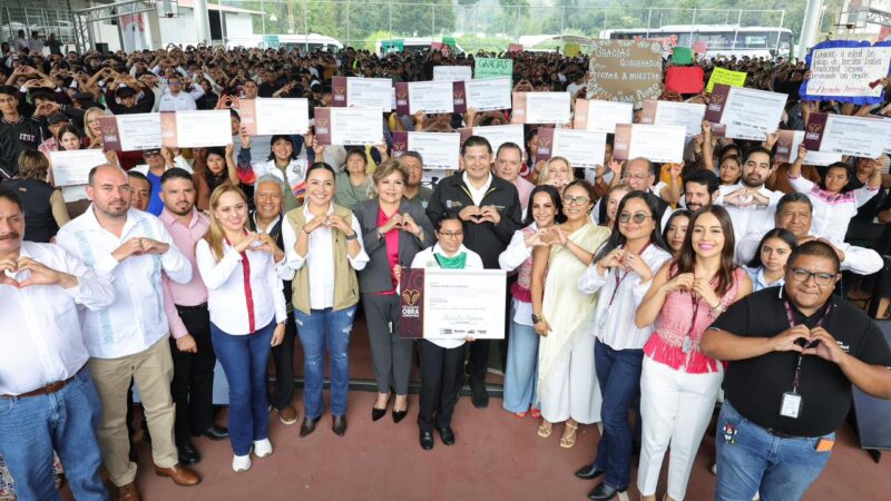 Gobierno de Puebla transforma en grande con obra comunitaria y justicia energética