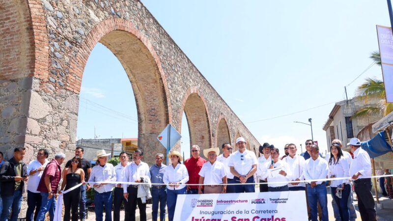 Transforma gobierno de Puebla conectividad regional mediante recuperación carretera en la mixteca