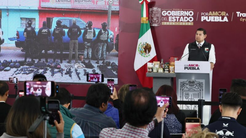 Gobierno de Puebla respalda “OPERATIVO ENJAMBRE” y refrenda su compromiso contra la infiltración delictiva