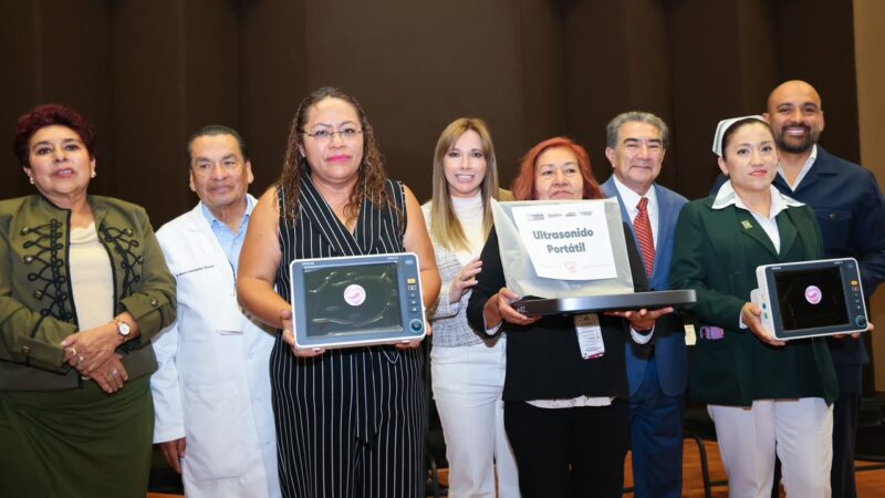 Ceci Arellano encabeza entrega de insumos y equipo biomédico al Hospital General Zona Norte