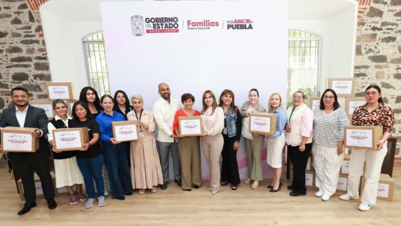 Ceci Arellano entrega apoyos alimentarios a casas de asistencia privada