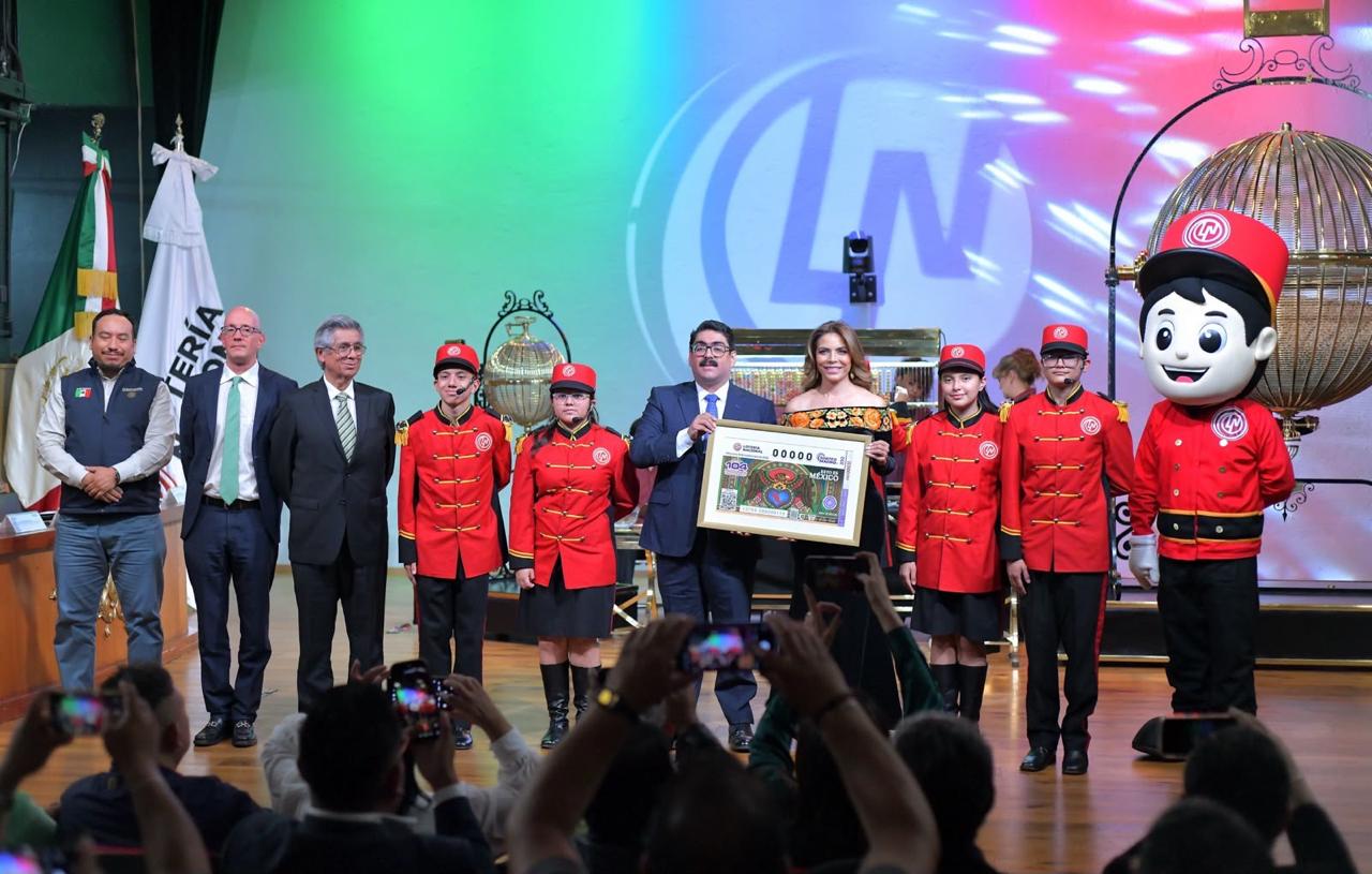 Con Sorteo Magno, Lotería Nacional celebró las fiestas patrias por el 216 aniversario de la lucha del México independiente y soberano