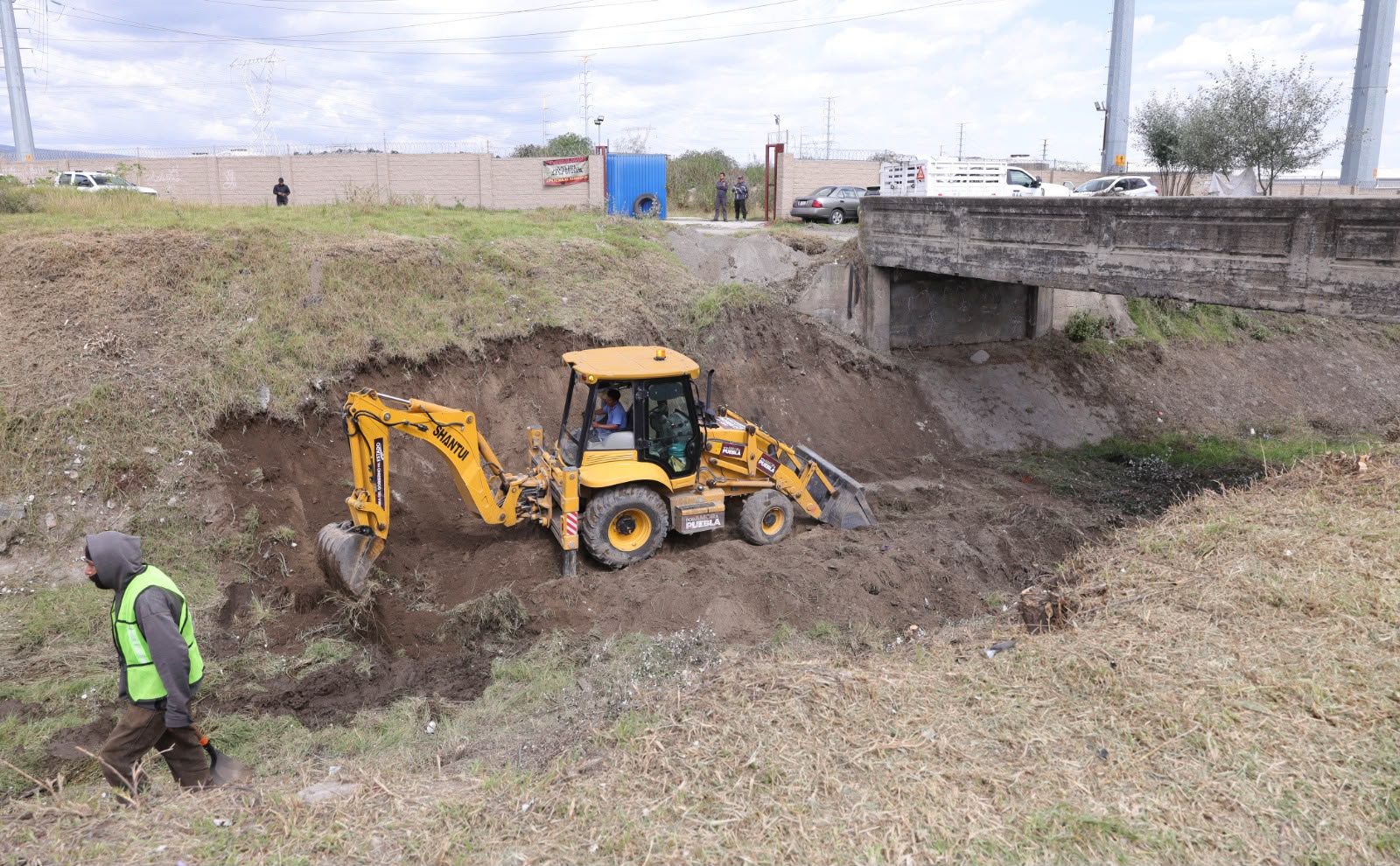 Recupera Gobierno de Puebla capacidad hidráulica y protege zonas urbanas de precipitaciones