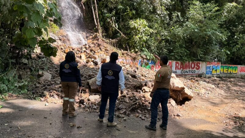Gobierno de Puebla atiende de manera inmediata afectaciones por lluvias