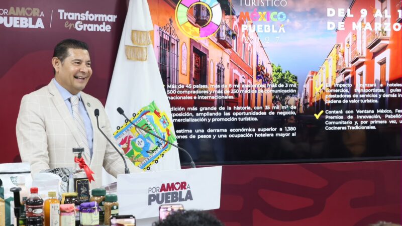Puebla fortalece turismo, seguridad e infraestructura para recibir el Tianguis Turístico 2027
