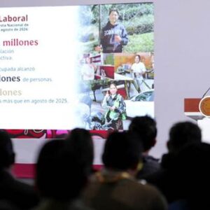 Entre agosto 2025 y agosto 2026, 1.3 millones de personas obtuvieron un empleo: presidenta resalta primavera laboral en México