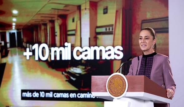 En 12 años serán 12 mil camas de hospital en México, el doble que en el periodo neoliberal