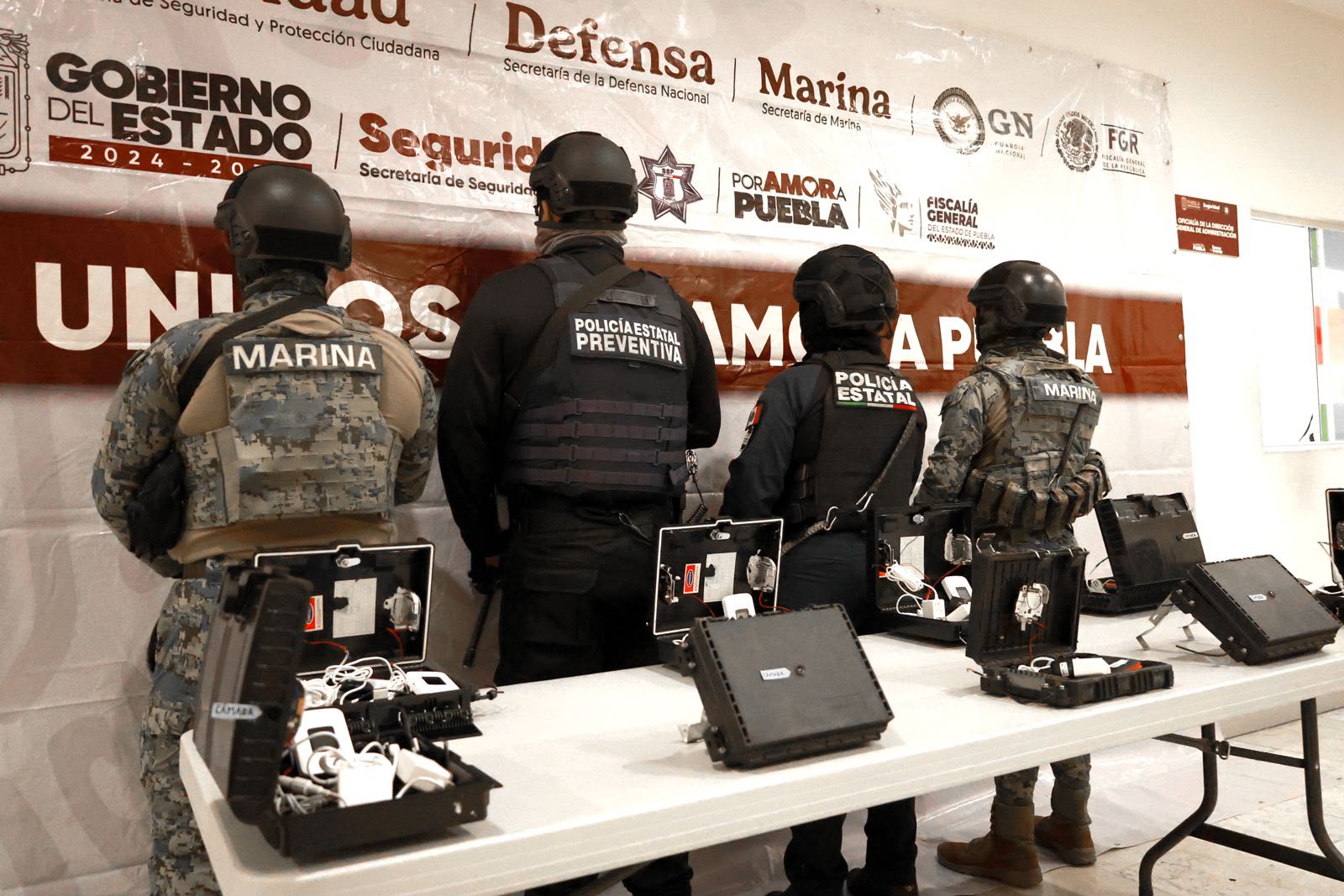 Desmantelan sistema de video vigilancia ilegal en Tepeaca